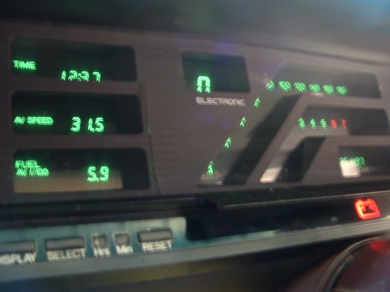 Digital dashboards from the 1980s. pics